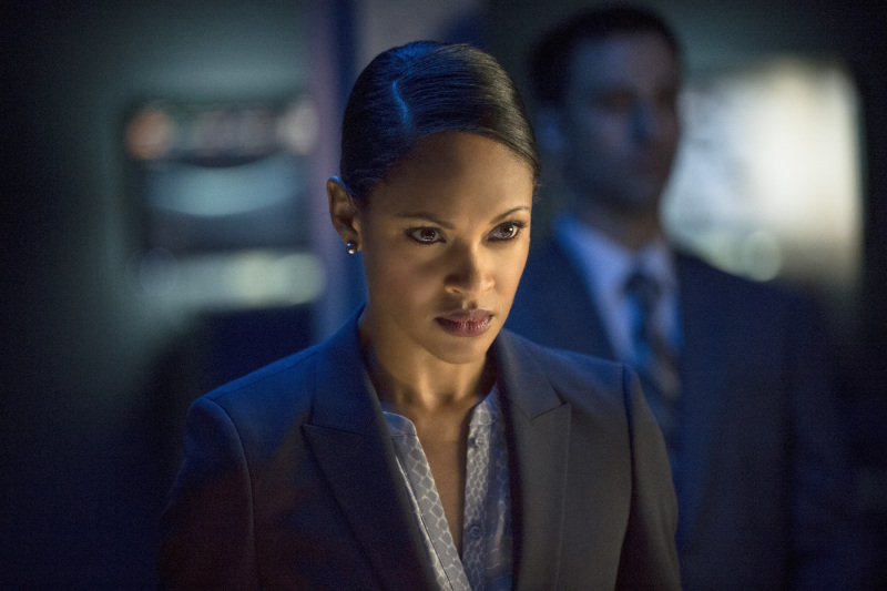Arrow -- "Unthinkable" -- Image AR223a_ 0327b-- Pictured: Cynthia Addai-Robinson as Amanda Waller -- Photo: Cate Cameron/The CW -- © 2014 The CW Network, LLC. All Rights Reserved.