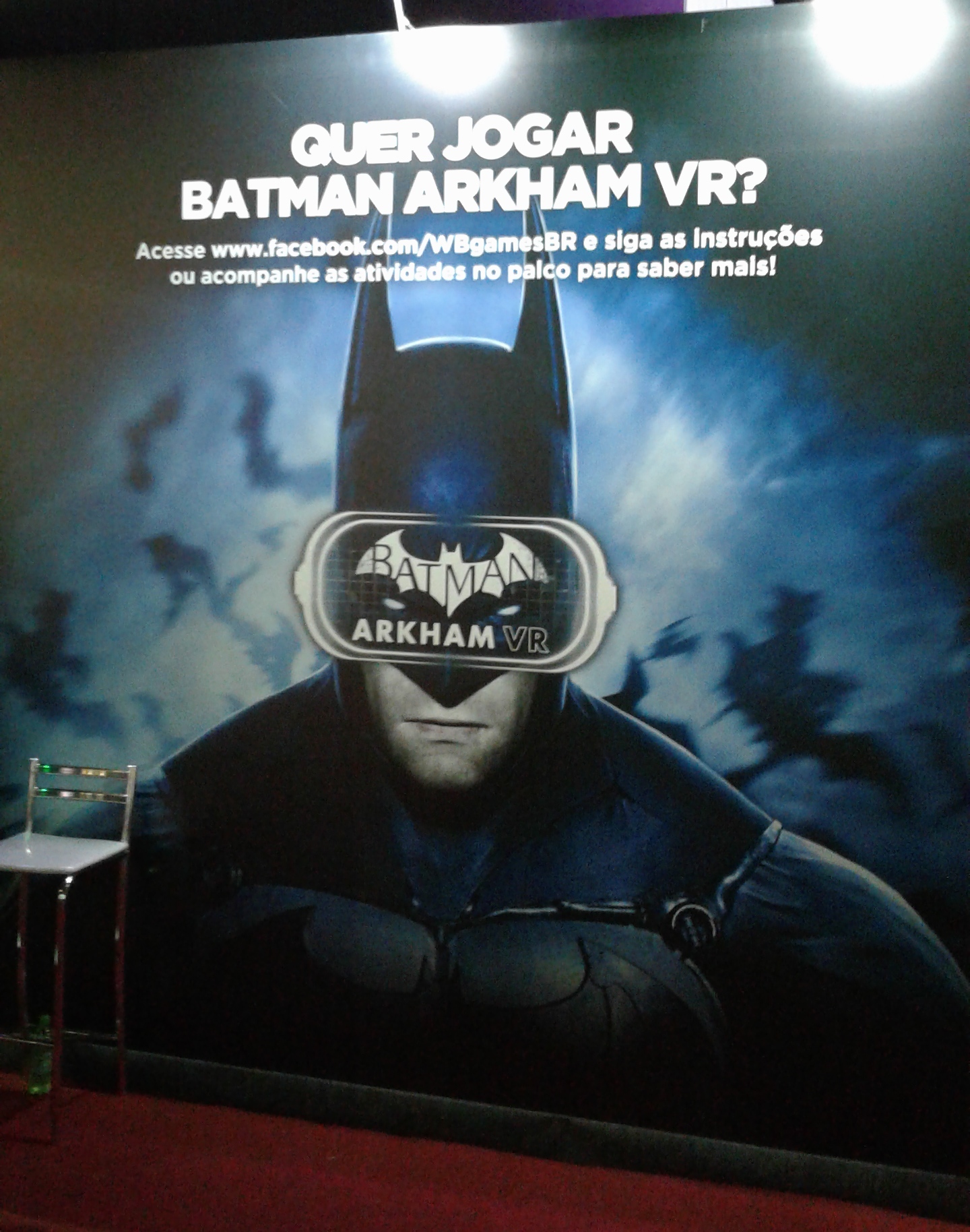 Sem dúvida, Batman: Arkham VR é a principal atração da Brasil Game Show 2016.