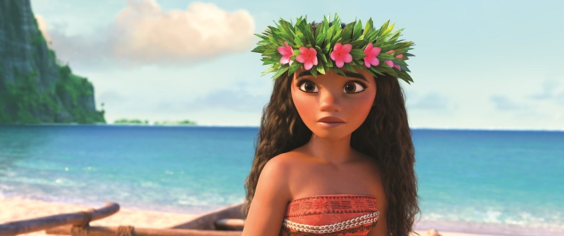 Moana recusa a posição de princesa para ser uma heroína e exploradora do mar! (Foto: Disney)