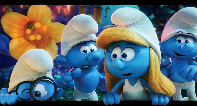 Os Smurfs chegaram em versão animada e em 3D! (Foto: Sony Pictures)