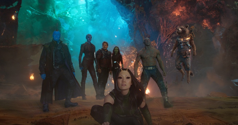 Com Yondu, Nebulosa e Mantis, os Guardiões da Galáxia enfrentam um planeta inteiro. (Foto: Marvel Studios)