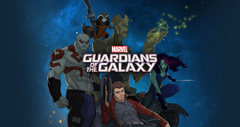 A série animada de Guardiões da Galáxia se adere aos eventos do primeiro filme da saga. (Foto: Disney XD)
