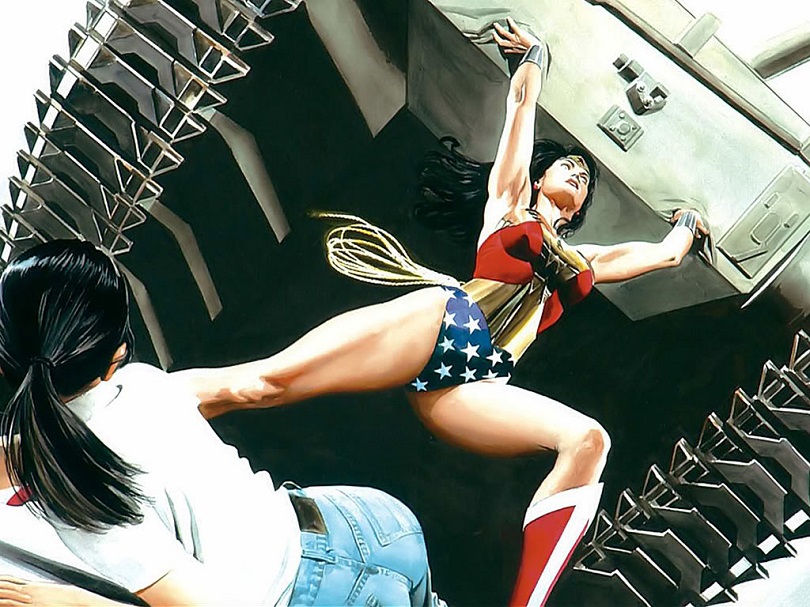 Toda a força de Diana na arte de Alex Ross. (Foto: DC Comics)