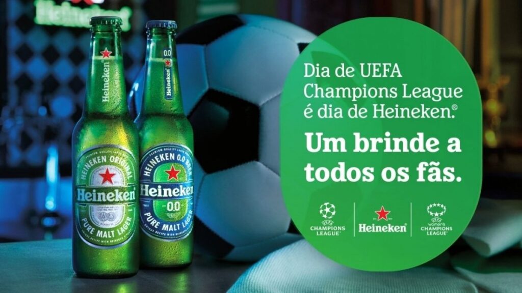 Heineken realiza Watch Parties em finais da Champions League