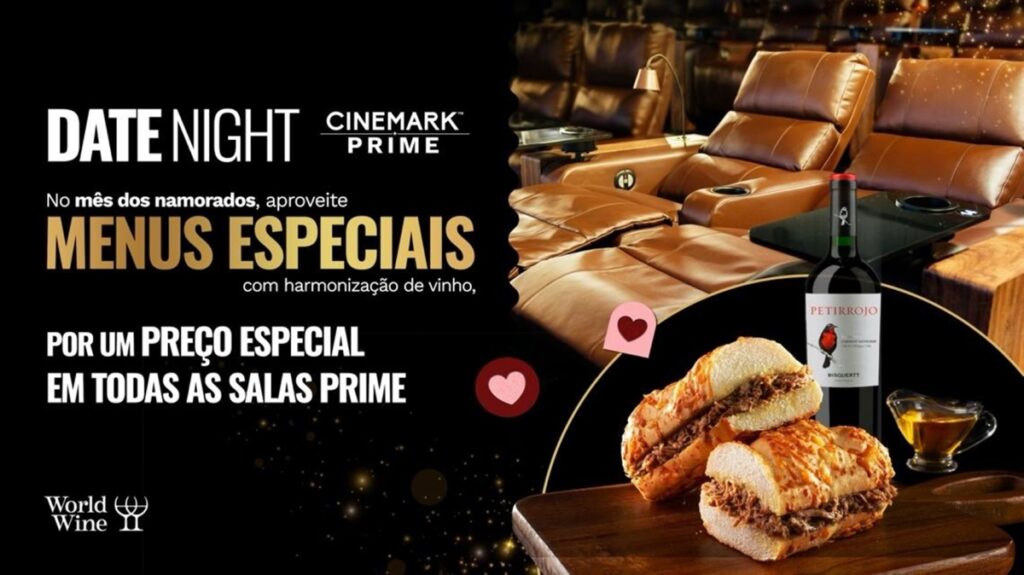 Cinemark: conheça o combo de Dia dos Namorados