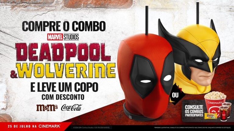 Cinemark lança combo de Deadpool & Wolverine