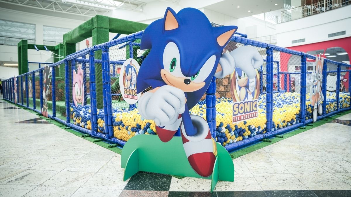 Sonic Adventure Park é atração no Shopping Taboão